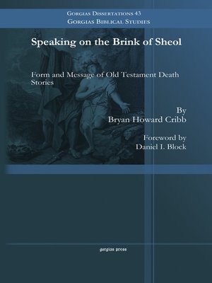 cover image of Speaking on the Brink of Sheol